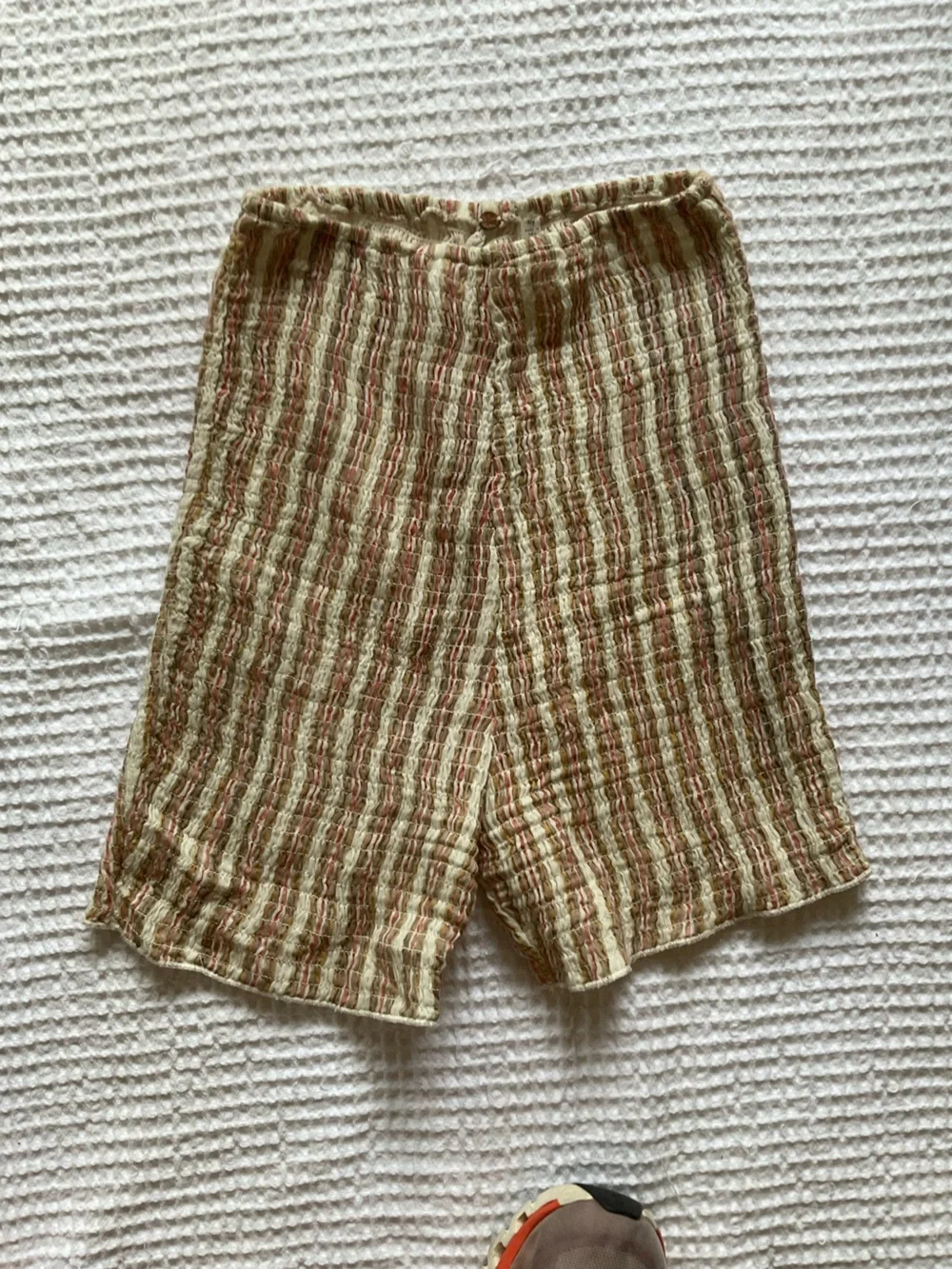 Free People Boho  Striped Ruffle maxi Dress with Matching Shorts  M